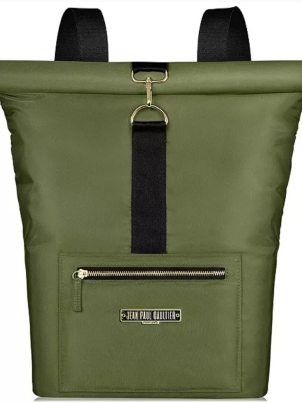 Jean Paul Gaultier Fragrance Khaki Green Backpack
